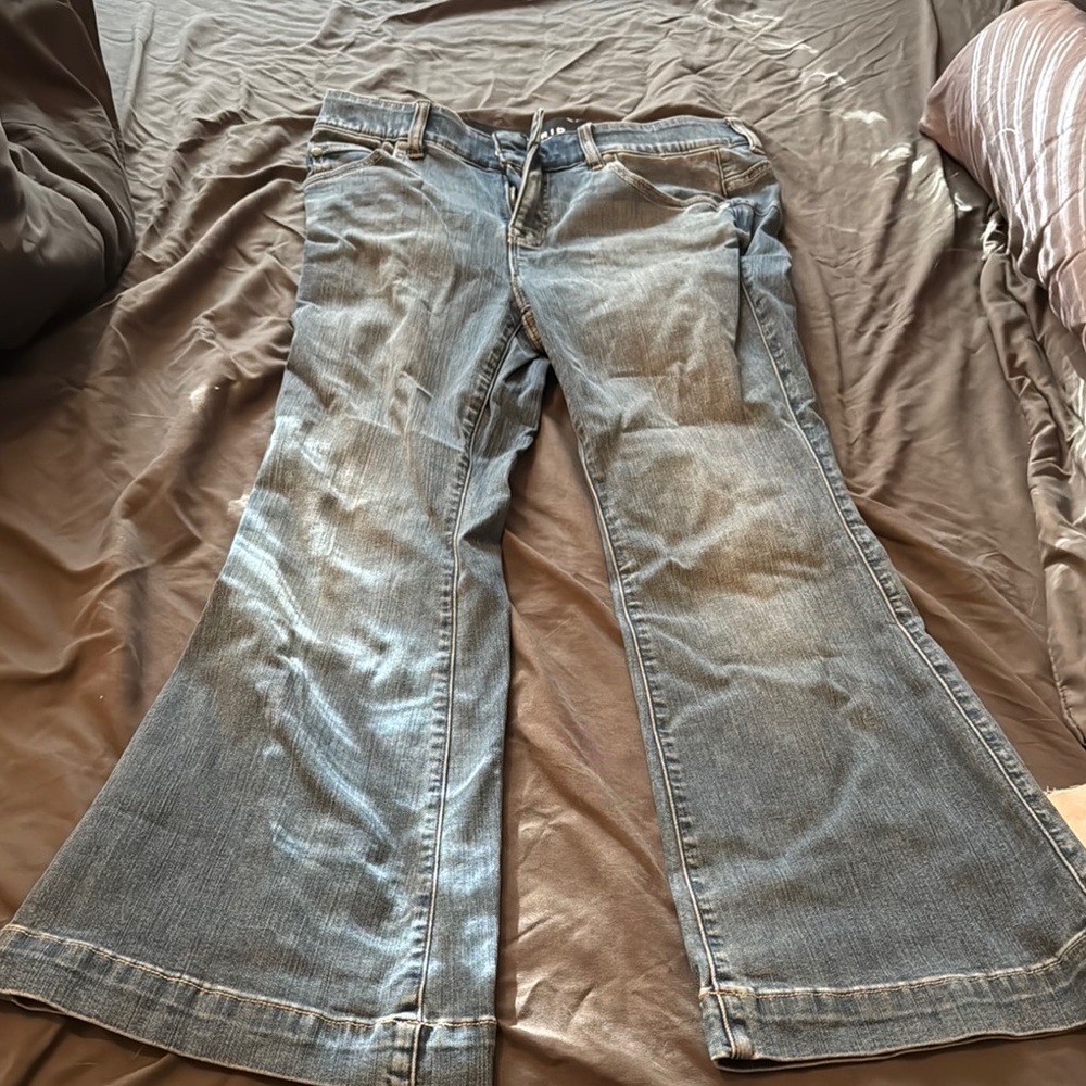 Torrid Blue Flare Wide Leg Jeans